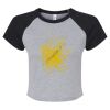 Women's Micro Rib Raglan Baby Tee Thumbnail