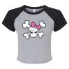 Women's Micro Rib Raglan Baby Tee Thumbnail