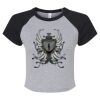 Women's Micro Rib Raglan Baby Tee Thumbnail