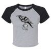 Women's Micro Rib Raglan Baby Tee Thumbnail