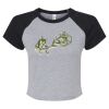 Women's Micro Rib Raglan Baby Tee Thumbnail