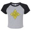 Women's Micro Rib Raglan Baby Tee Thumbnail