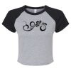 Women's Micro Rib Raglan Baby Tee Thumbnail
