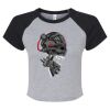 Women's Micro Rib Raglan Baby Tee Thumbnail