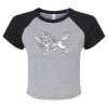 Women's Micro Rib Raglan Baby Tee Thumbnail