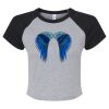 Women's Micro Rib Raglan Baby Tee Thumbnail