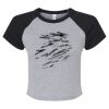 Women's Micro Rib Raglan Baby Tee Thumbnail