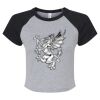 Women's Micro Rib Raglan Baby Tee Thumbnail