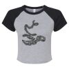 Women's Micro Rib Raglan Baby Tee Thumbnail