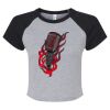 Women's Micro Rib Raglan Baby Tee Thumbnail