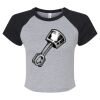 Women's Micro Rib Raglan Baby Tee Thumbnail
