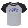 Women's Micro Rib Raglan Baby Tee Thumbnail