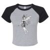 Women's Micro Rib Raglan Baby Tee Thumbnail