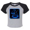 Women's Micro Rib Raglan Baby Tee Thumbnail