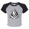 Women's Micro Rib Raglan Baby Tee Thumbnail