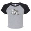 Women's Micro Rib Raglan Baby Tee Thumbnail