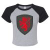 Women's Micro Rib Raglan Baby Tee Thumbnail