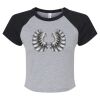 Women's Micro Rib Raglan Baby Tee Thumbnail