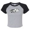 Women's Micro Rib Raglan Baby Tee Thumbnail