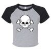 Women's Micro Rib Raglan Baby Tee Thumbnail