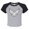 Women's Micro Rib Raglan Baby Tee Thumbnail