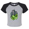 Women's Micro Rib Raglan Baby Tee Thumbnail