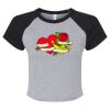 Women's Micro Rib Raglan Baby Tee Thumbnail