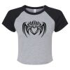 Women's Micro Rib Raglan Baby Tee Thumbnail