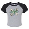 Women's Micro Rib Raglan Baby Tee Thumbnail