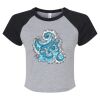 Women's Micro Rib Raglan Baby Tee Thumbnail