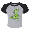 Women's Micro Rib Raglan Baby Tee Thumbnail
