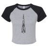 Women's Micro Rib Raglan Baby Tee Thumbnail