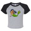 Women's Micro Rib Raglan Baby Tee Thumbnail
