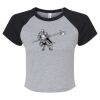 Women's Micro Rib Raglan Baby Tee Thumbnail