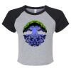 Women's Micro Rib Raglan Baby Tee Thumbnail