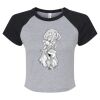 Women's Micro Rib Raglan Baby Tee Thumbnail
