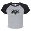 Women's Micro Rib Raglan Baby Tee Thumbnail