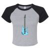 Women's Micro Rib Raglan Baby Tee Thumbnail