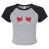 Women's Micro Rib Raglan Baby Tee Thumbnail