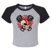 Women's Micro Rib Raglan Baby Tee Thumbnail