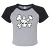 Women's Micro Rib Raglan Baby Tee Thumbnail
