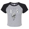 Women's Micro Rib Raglan Baby Tee Thumbnail