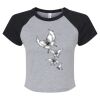 Women's Micro Rib Raglan Baby Tee Thumbnail