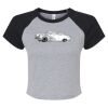 Women's Micro Rib Raglan Baby Tee Thumbnail