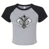 Women's Micro Rib Raglan Baby Tee Thumbnail