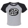 Women's Micro Rib Raglan Baby Tee Thumbnail
