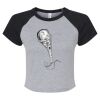 Women's Micro Rib Raglan Baby Tee Thumbnail