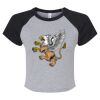 Women's Micro Rib Raglan Baby Tee Thumbnail