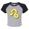 Women's Micro Rib Raglan Baby Tee Thumbnail