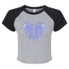 Women's Micro Rib Raglan Baby Tee Thumbnail